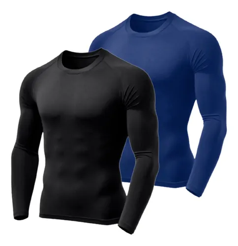 Kit 2 Camisa Dry Fit Térmica Academia Camiseta Proteção Uv